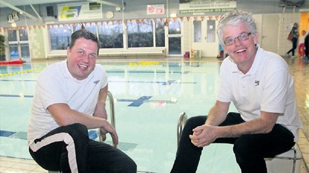 Twee top zwemcoaches Stichting Het Startblok